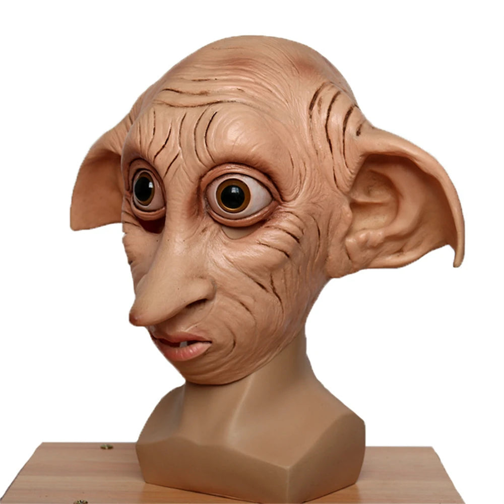 Máscara divertida de elfo pequeño estilo Dobby – cosplay y fiestas temáticas