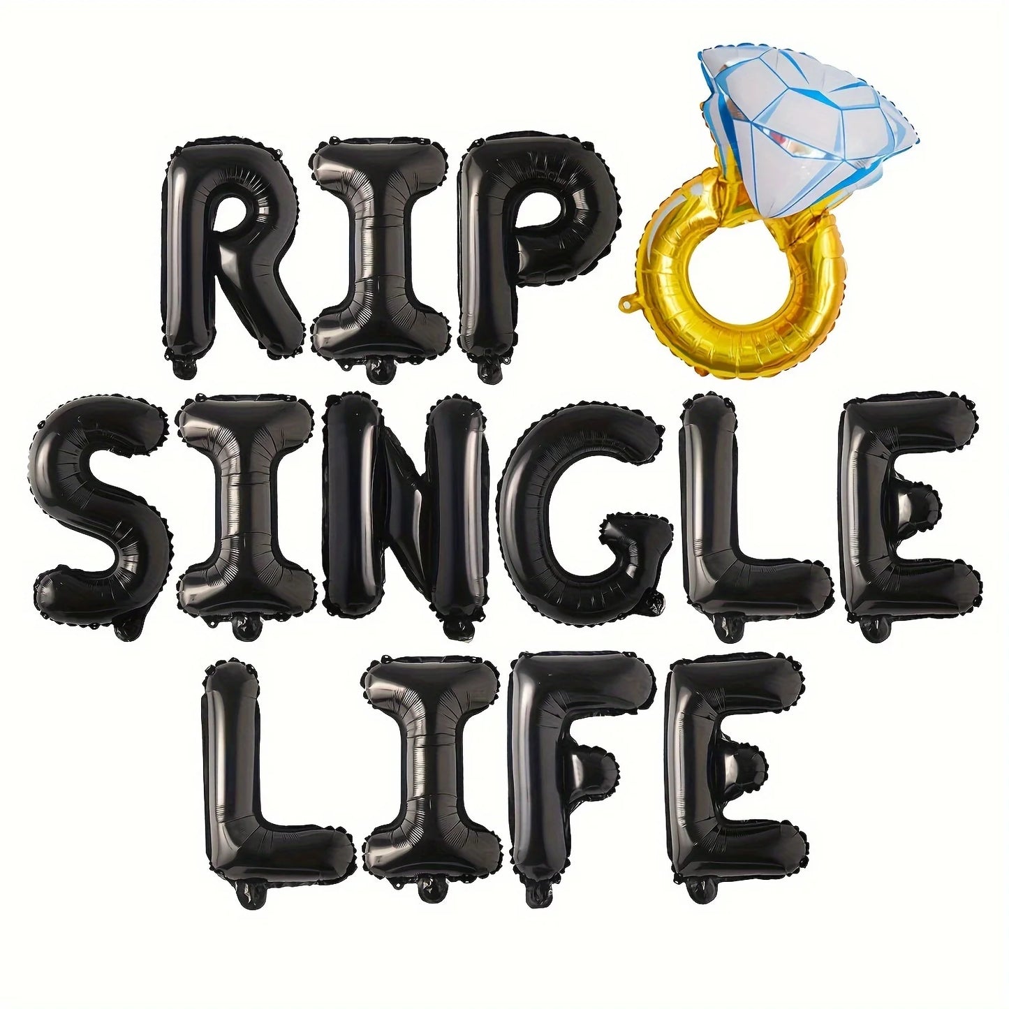 Globos RIP Single Life para despedida de soltero o soltera