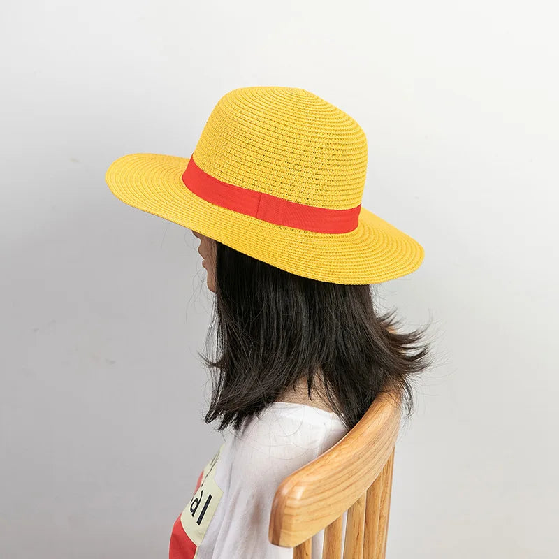 Sombrero de paja Monkey D. Luffy para cosplay y disfraces de anime