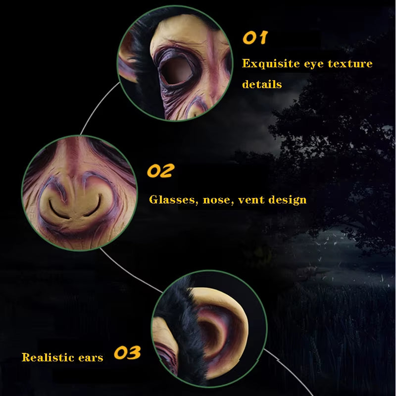 Máscara de Mono Divertida – Accesorio Perfecto para Hora Loca y Fiestas