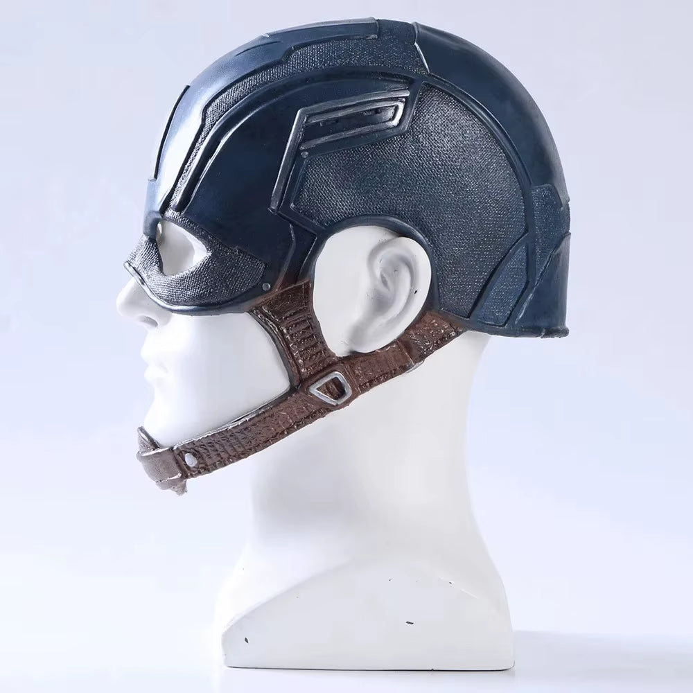 Máscara de Capitán América para cosplay y disfraces de superhéroe