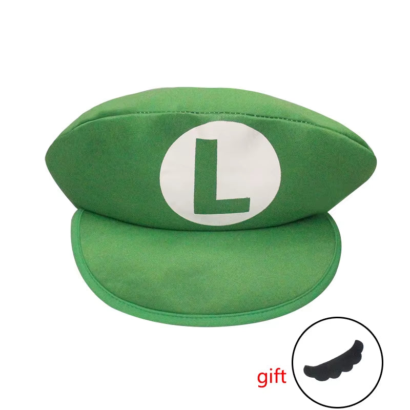 Sombreros de Mario y Luigi para disfraces de Halloween y carnaval