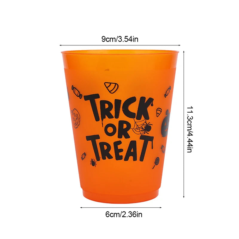 Vasos de plástico con calavera para cócteles y fiestas de Halloween