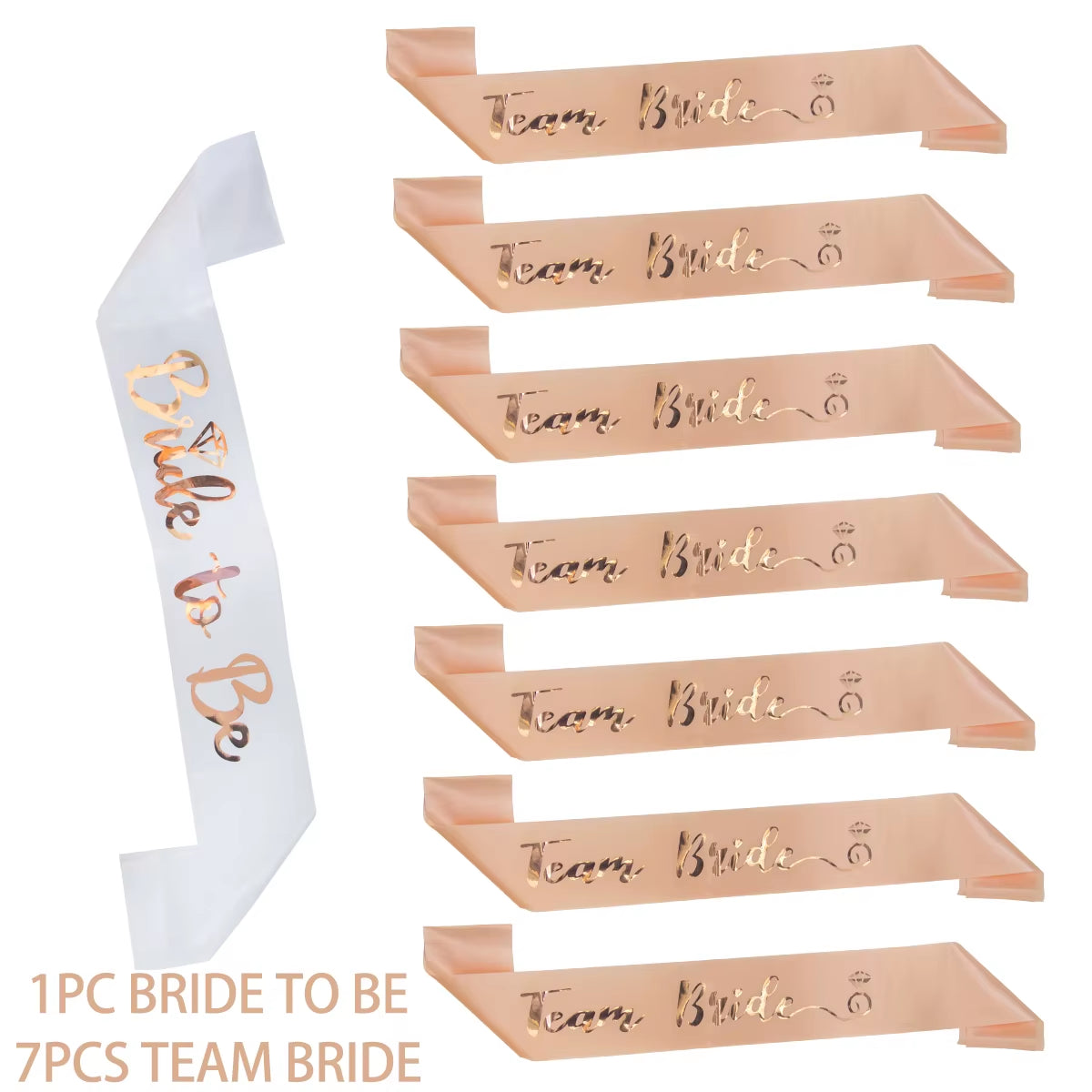 Banda para novia y amigas en fiesta de despedida