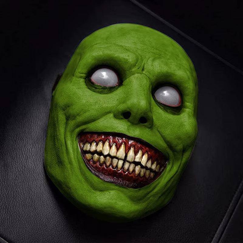 Máscara de demonio sonriente para Halloween – terrorífica y espeluznante