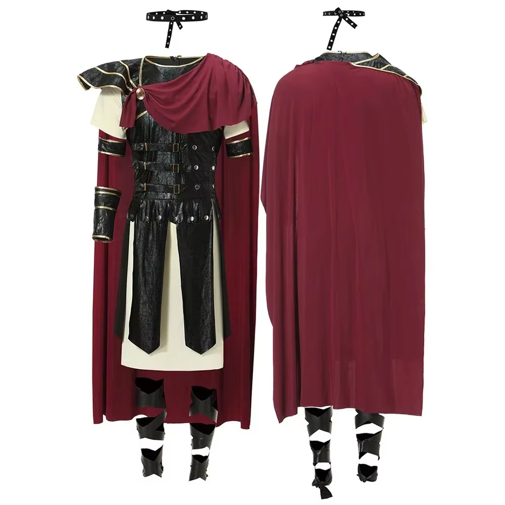 Disfraz de gladiador romano para adulto– traje histórico de guerrero
