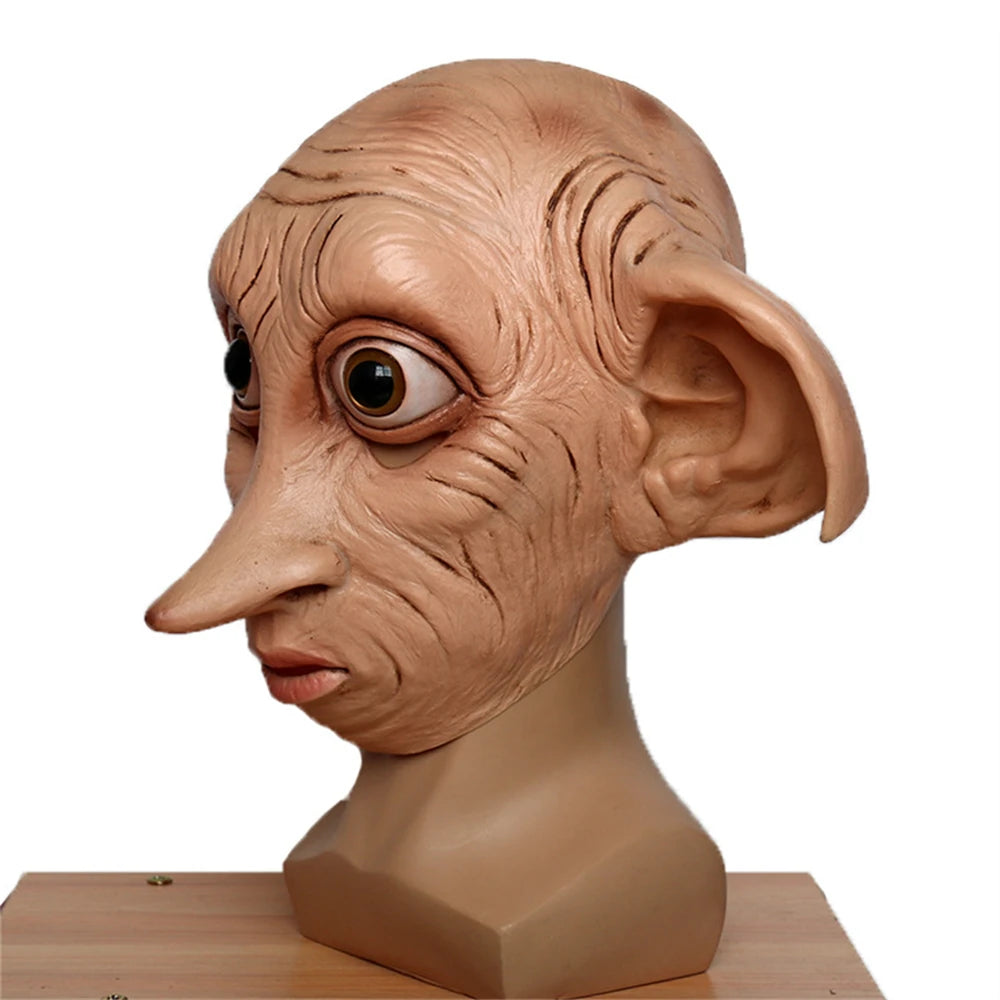 Máscara divertida de elfo pequeño estilo Dobby – cosplay y fiestas temáticas