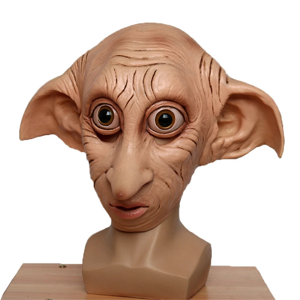 Máscara divertida de elfo pequeño estilo Dobby – cosplay y fiestas temáticas