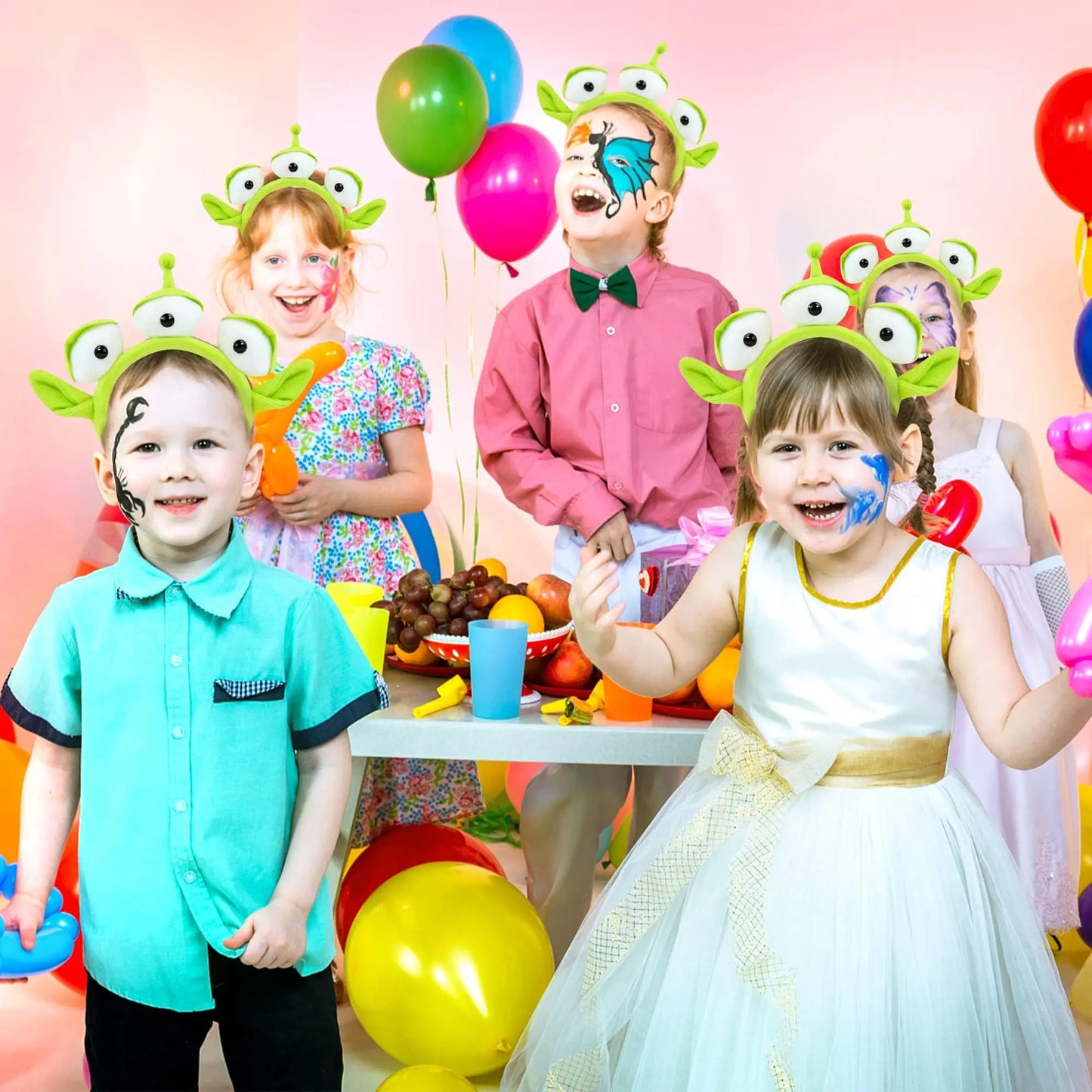 Diadema Alienígena De Tres Ojos, Monstruo De Halloween, Gorro Bonito De Felpa, Accesorios Para Fiestas Temáticas, Niñas Y Niños