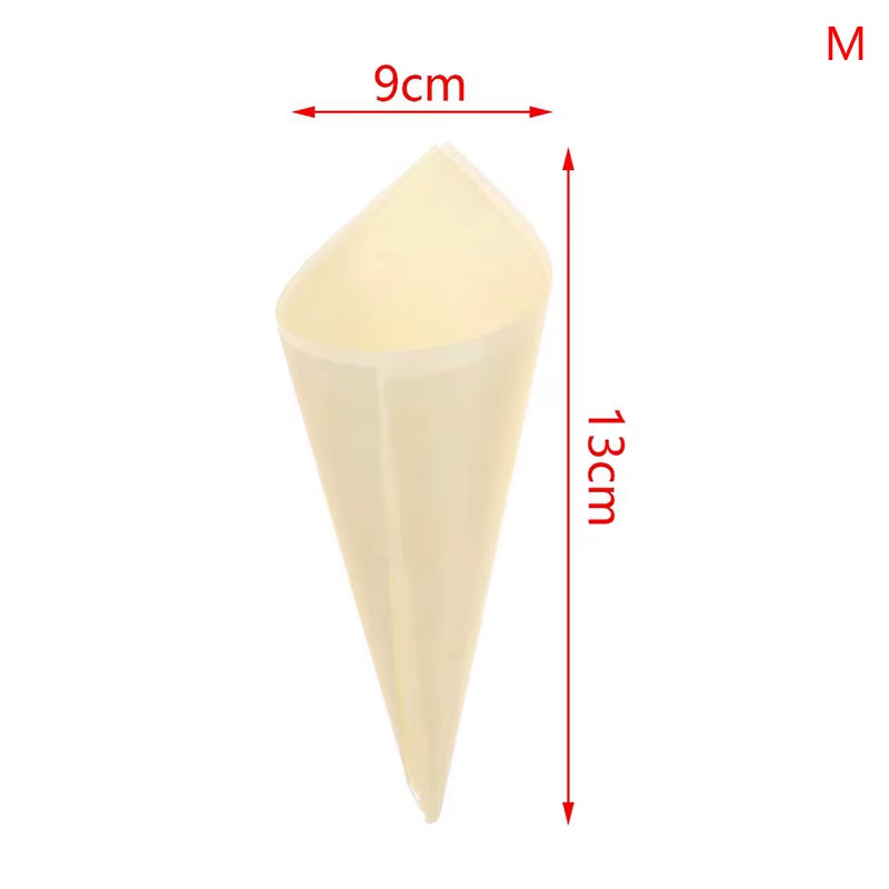 Conos desechables y biodegradables para bodas