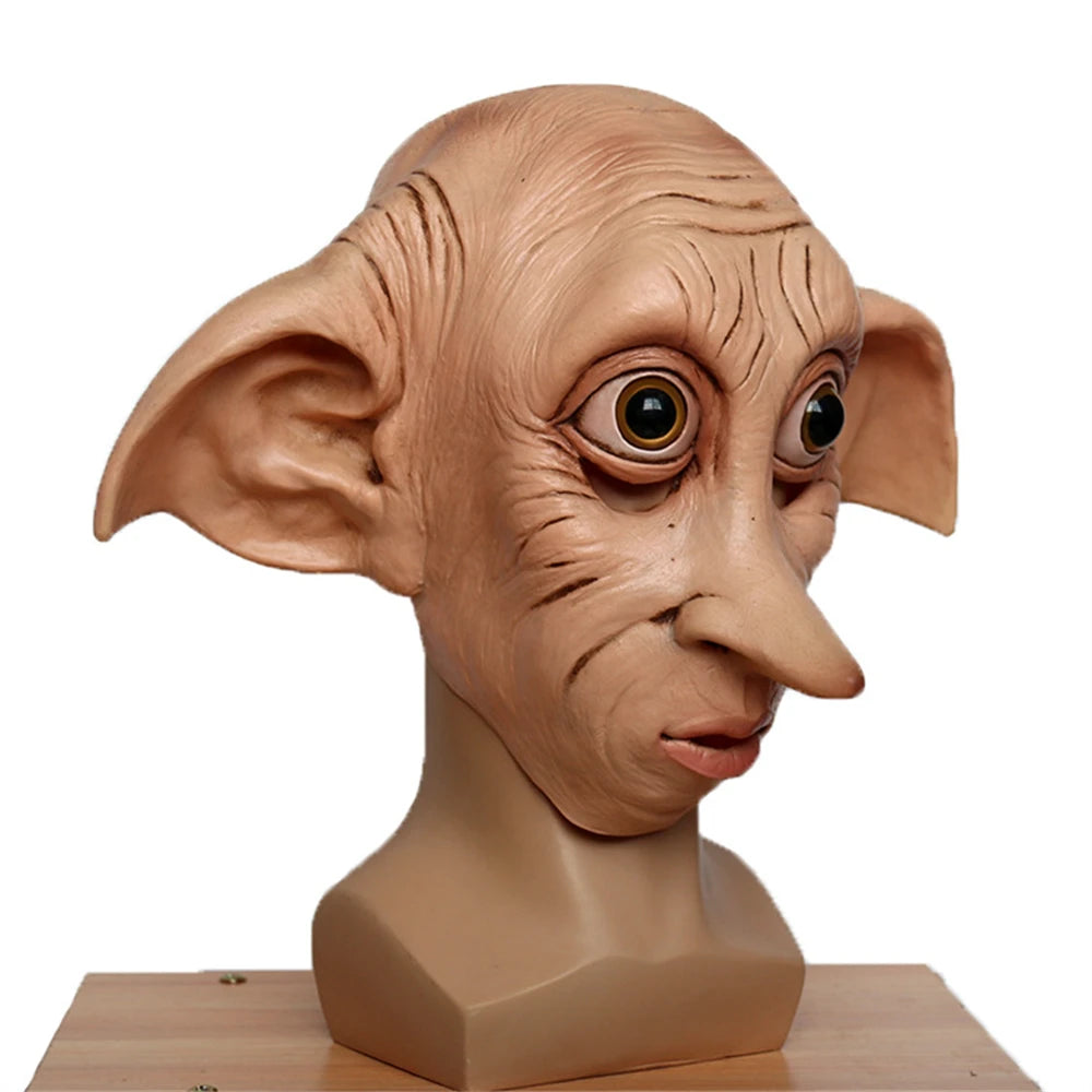 Máscara divertida de elfo pequeño estilo Dobby – cosplay y fiestas temáticas