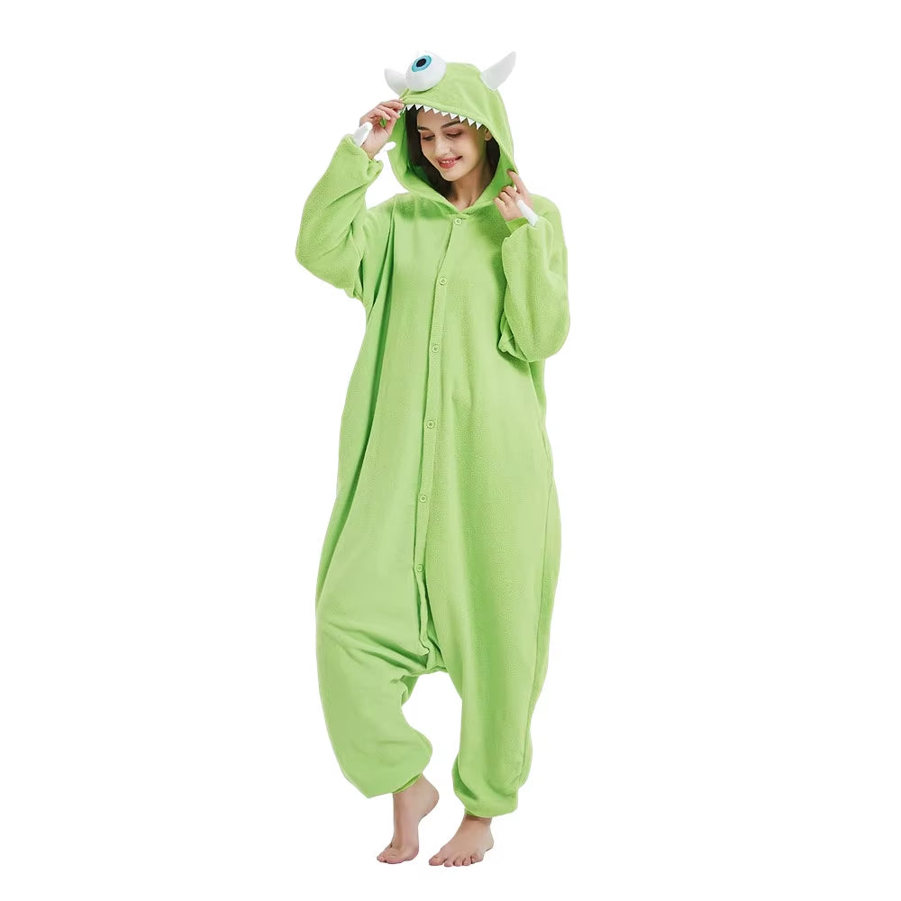 Pijama kigurumi de Monstruos S.A. para adultos – Sulley y Mike