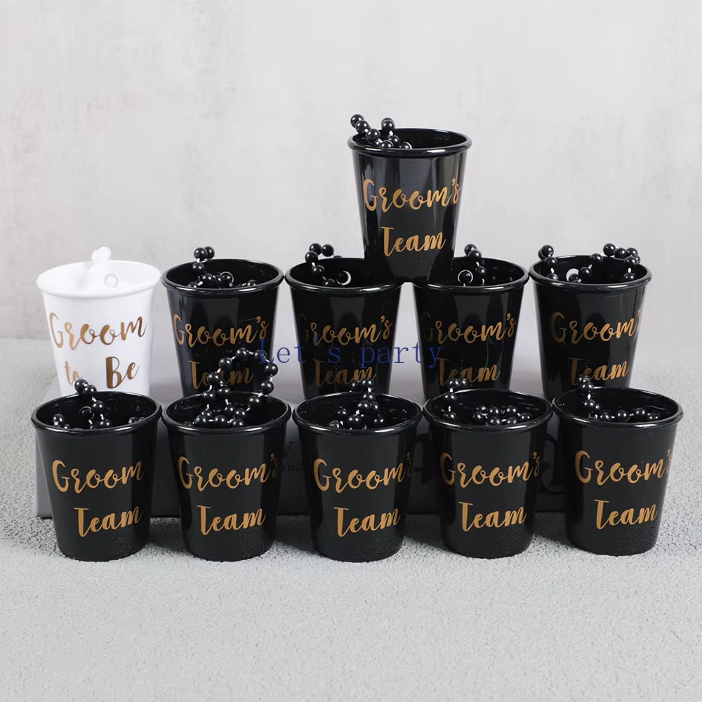 Vasos de chupito para despedida de soltero/a