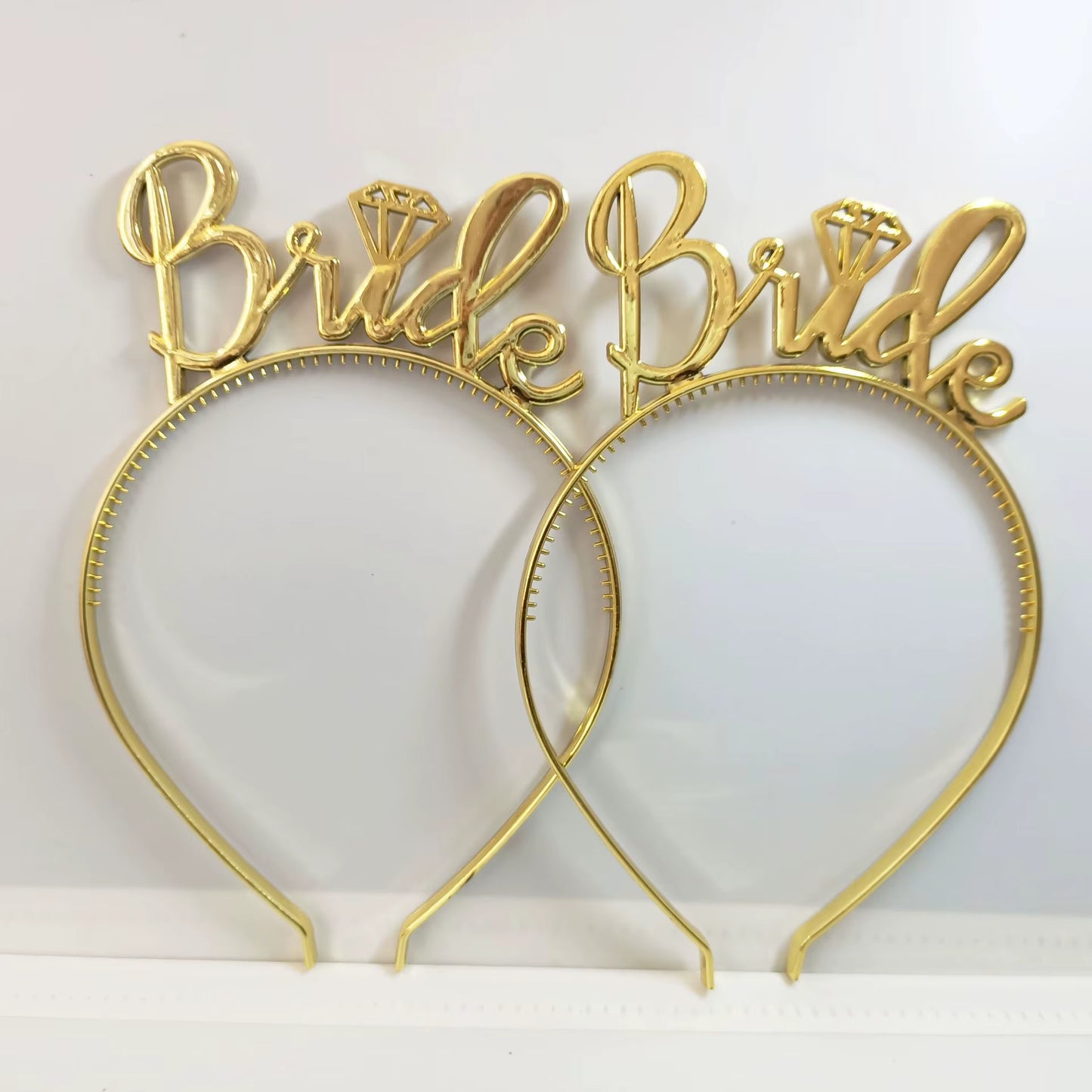 Tiara de novia de plástico – corona divertida para despedida de soltera y boda