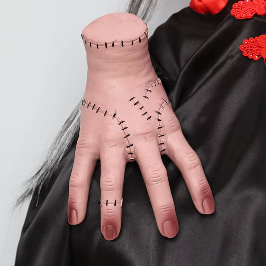 Mano de Miércoles Addams – accesorio de cosplay y decoración coleccionable