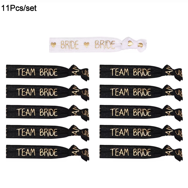Pulseras equipo de la novia – accesorios divertidos para despedida de soltera