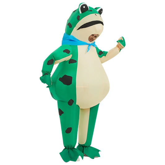 Traje inflable de Rana completo – cosplay y fiestas temáticas con humor