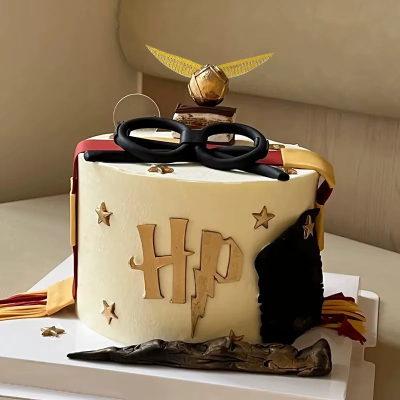 Alas de purpurina doradas para postres en bodas y cumpleaños