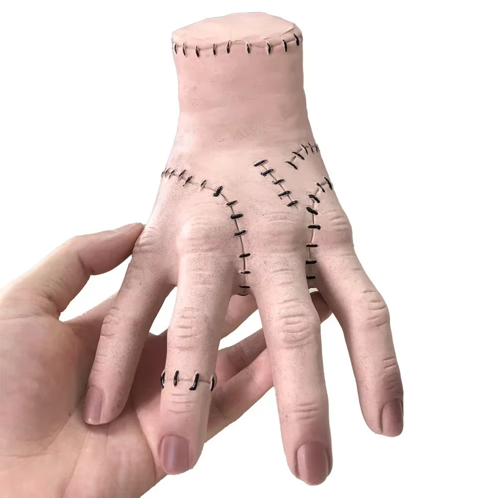 Mano de Miércoles Addams – accesorio de cosplay y decoración coleccionable