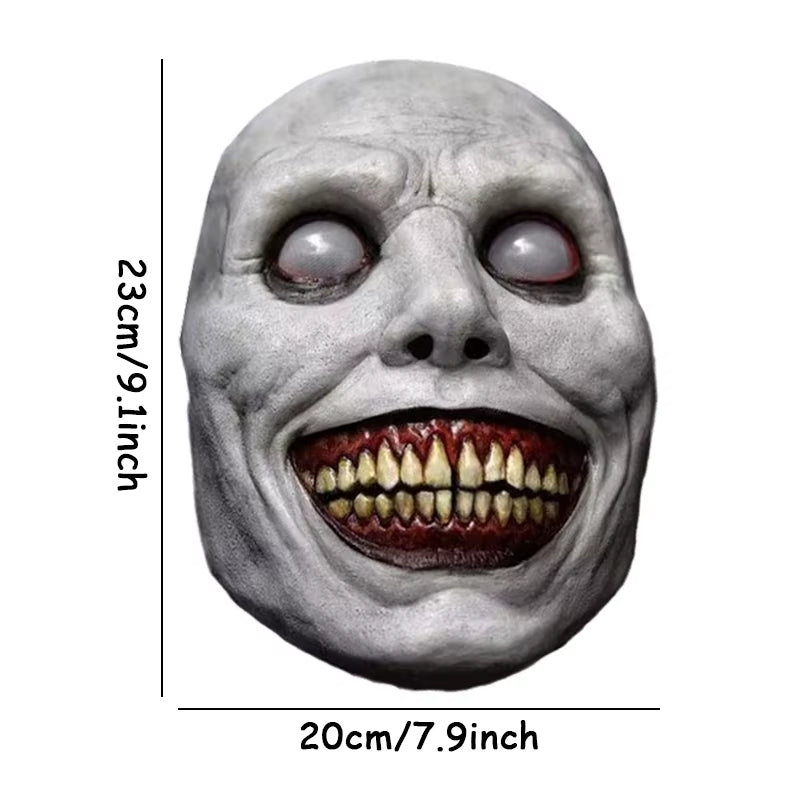 Máscara de demonio sonriente para Halloween – terrorífica y espeluznante