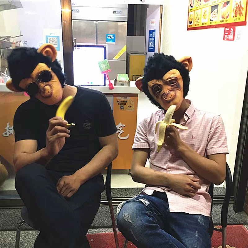 Máscara de Mono Divertida – Accesorio Perfecto para Hora Loca y Fiestas