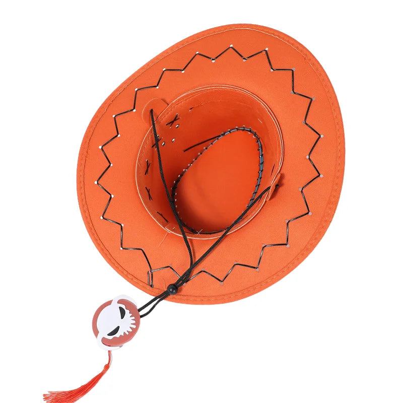 Sombrero naranja de Ace One Piece – accesorio de cosplay unisex
