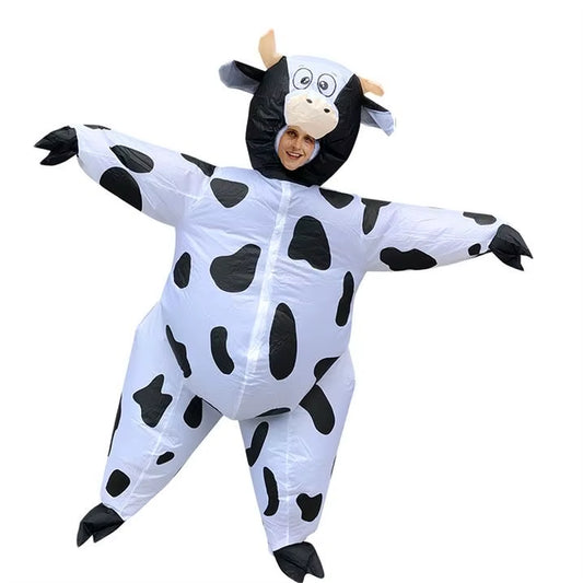 Disfraz inflable de Vaca – cosplay original para fiestas y festivales