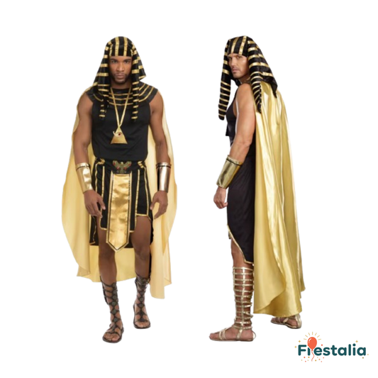 Disfraz de Faraón Egipcio para Hombre – Traje Real para Carnaval y Fiestas