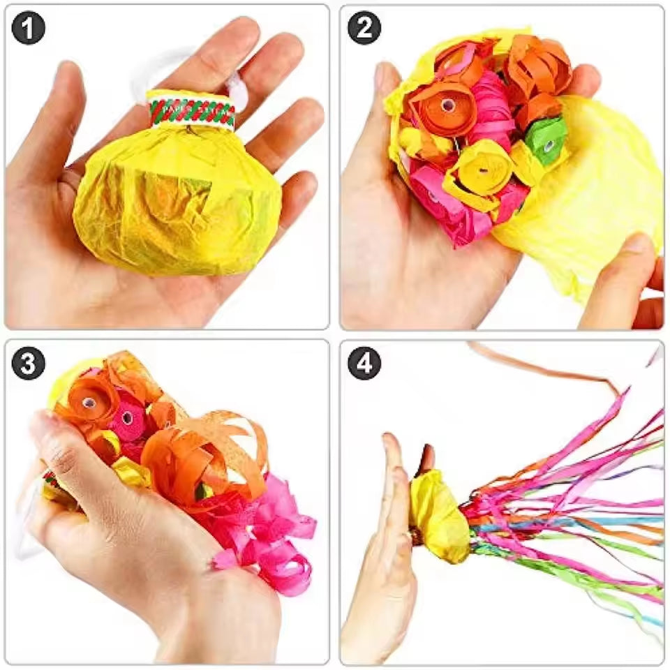 Confeti de colores para fiestas de cumpleaños y bodas