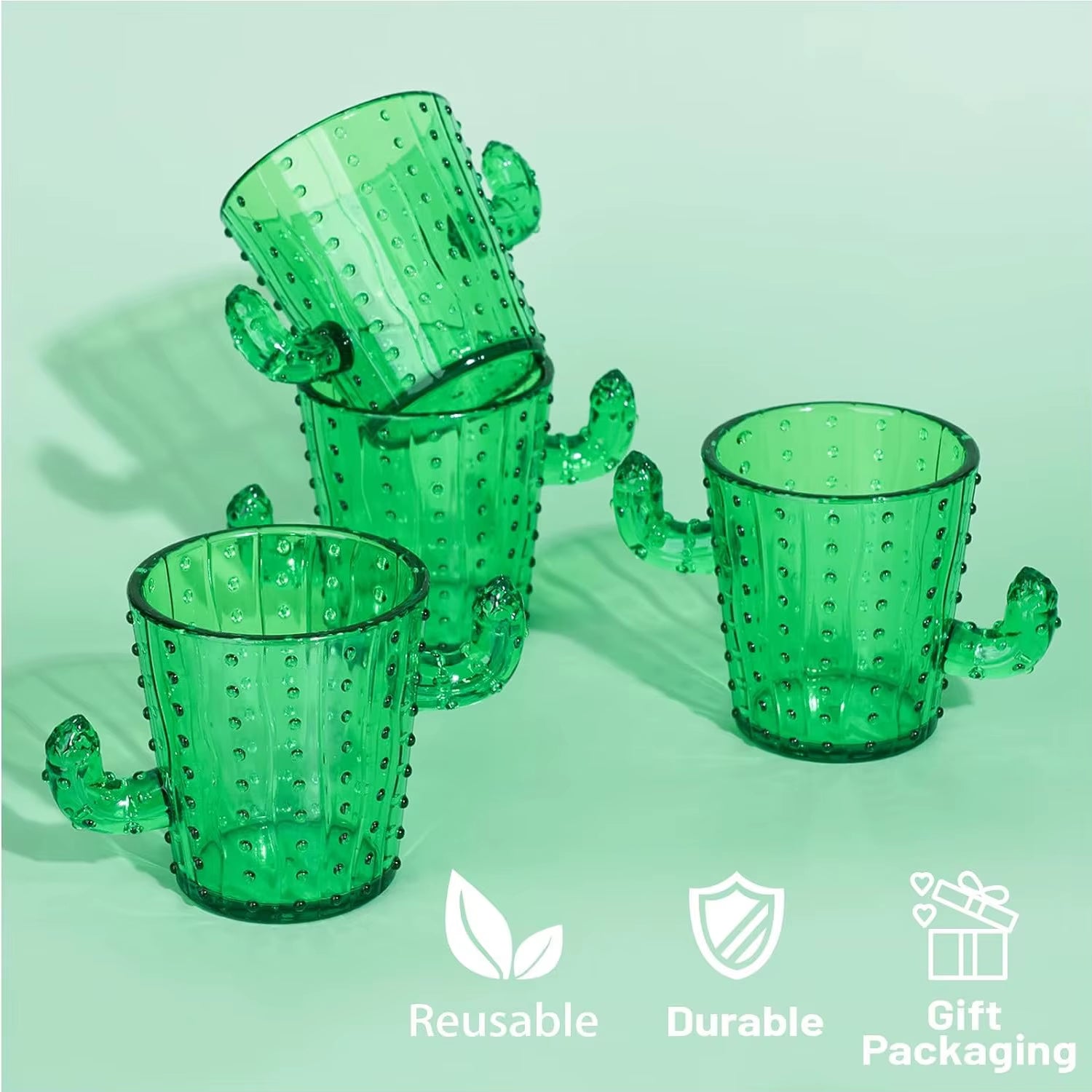 Vasos de chupito con forma de cactus – divertidos chupitos para fiestas y despedidas