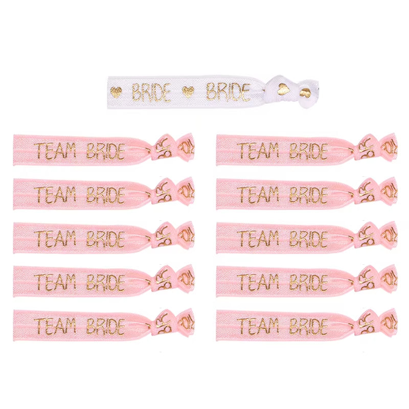 Pulseras equipo de la novia – accesorios divertidos para despedida de soltera