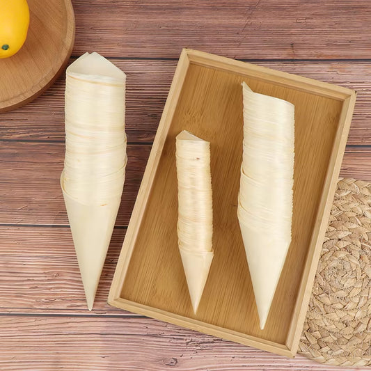 Conos desechables y biodegradables para bodas 