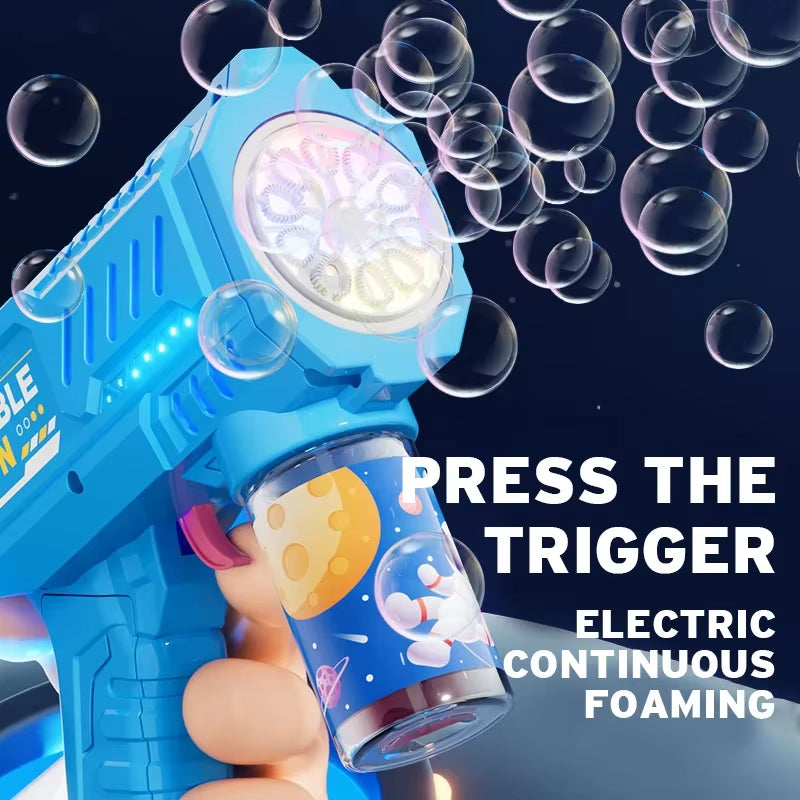 Pistola de Burbujas Automática para Despedidas y Fiestas Divertidas