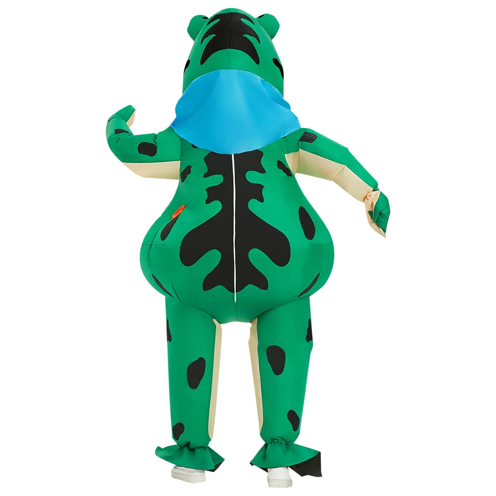 Traje inflable de Rana completo – cosplay y fiestas temáticas con humor