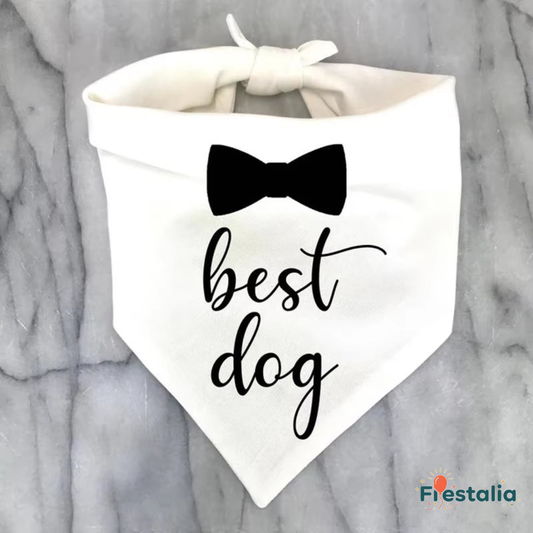 Accesorio de perro para fotos y decoración de bodas