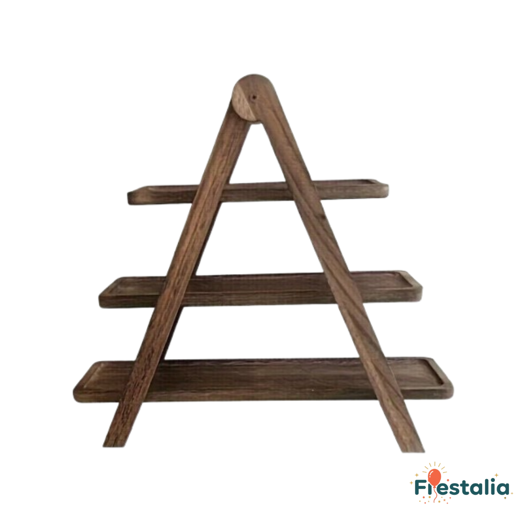 Bandeja escalonada decorativa de 3 niveles para dulces y aperitivos