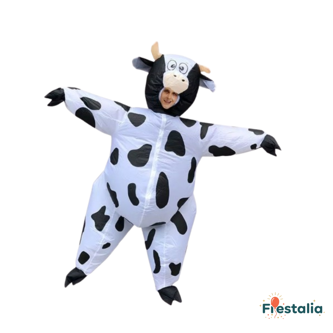 Disfraz inflable de Vaca – cosplay original para fiestas y festivales