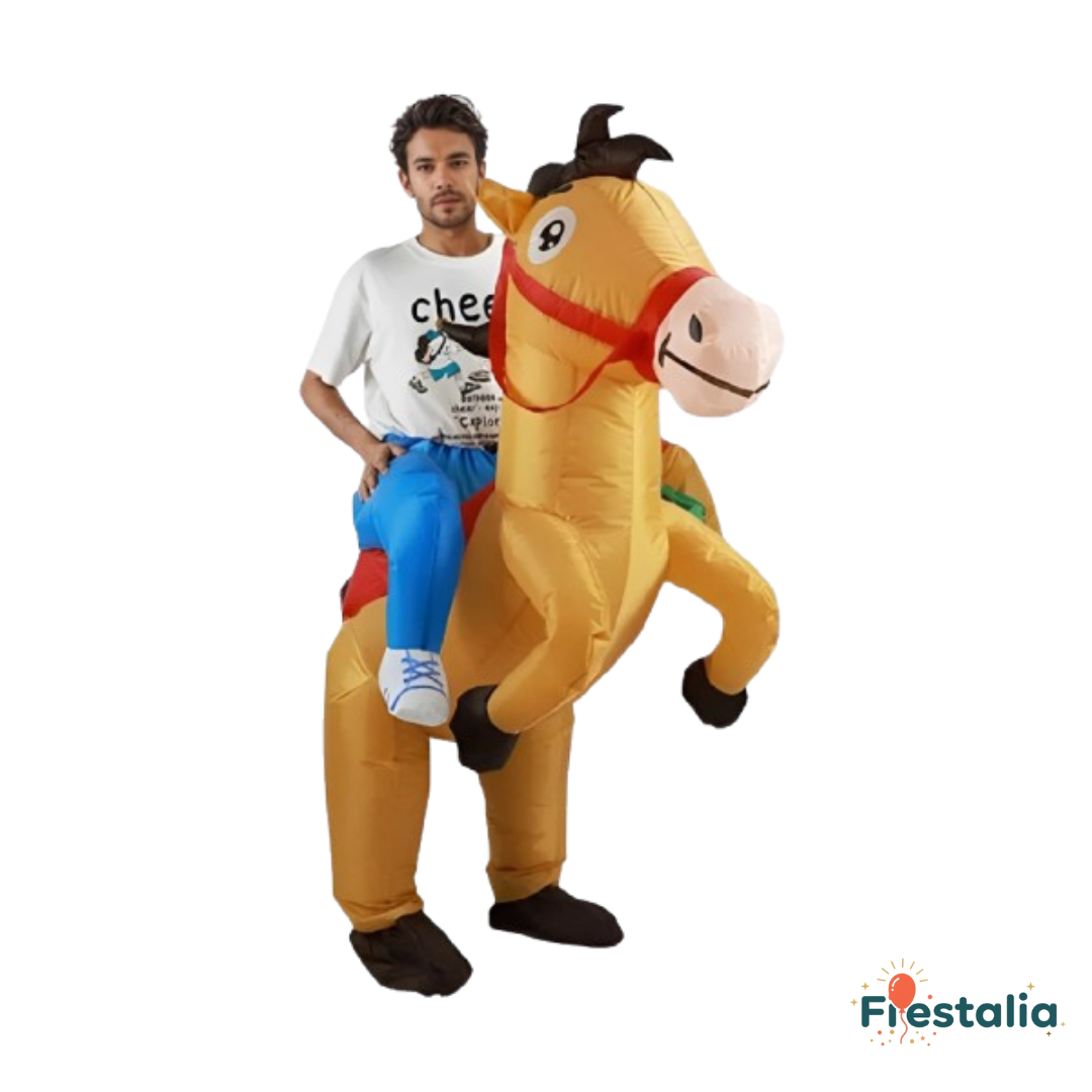 Disfraz inflable de caballo para adultos – fiestas, cosplay y eventos temáticos
