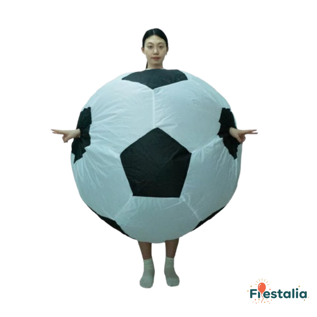 Disfraz inflable de pelota de fútbol – divertido y original para fiestas y eventos