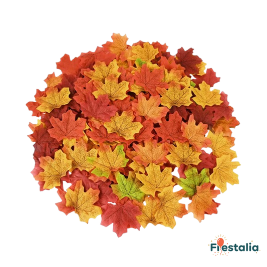 Hojas de Arce Artificiales Elegantes para Decoración de Boda y Hogar