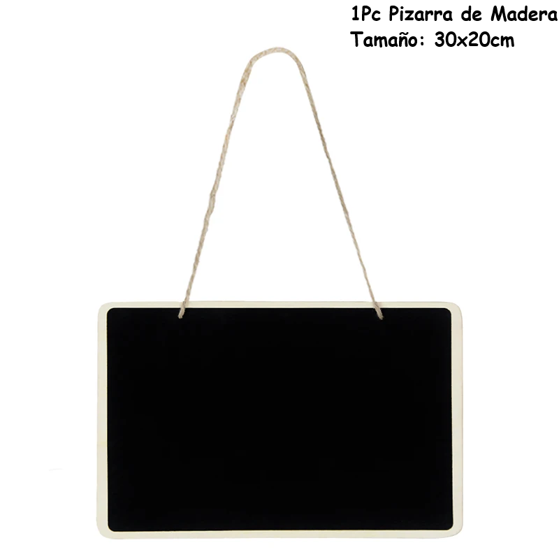 Pizarra de boda rústica de madera – tablero decorativo para mensajes y fotos