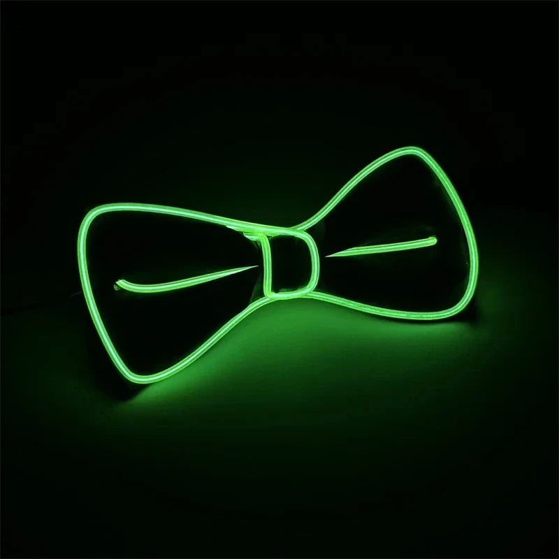 Pajarita luminosa LED para hombre, ideal para bodas y fiestas nocturnas