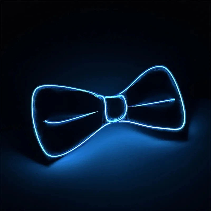 Pajarita luminosa LED para hombre, ideal para bodas y fiestas nocturnas