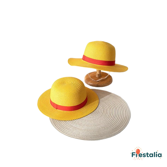 Sombrero de paja Monkey D. Luffy para cosplay y disfraces de anime