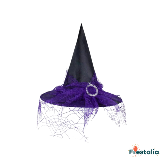 Sombrero de bruja clásico para Halloween – adultos y niños