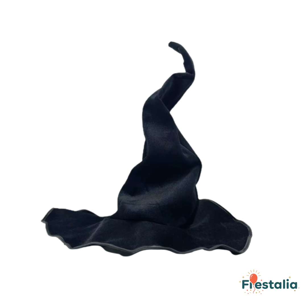 Sombrero de bruja vintage de lana para disfraces de Halloween