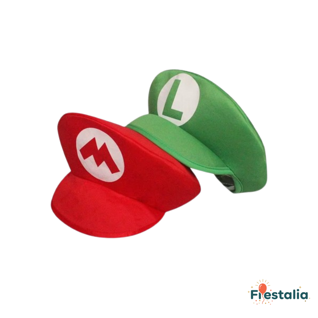 Sombreros de Mario y Luigi para disfraces de Halloween y carnaval