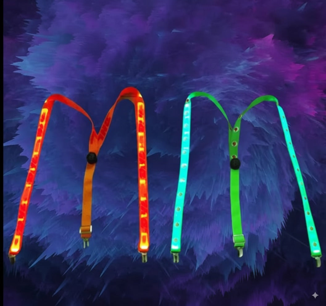 Tirantes LED para Bodas y Fiestas – Accesorio Luminoso y Elegante