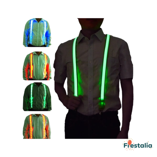 Tirantes LED para Bodas y Fiestas – Accesorio Luminoso y Elegante