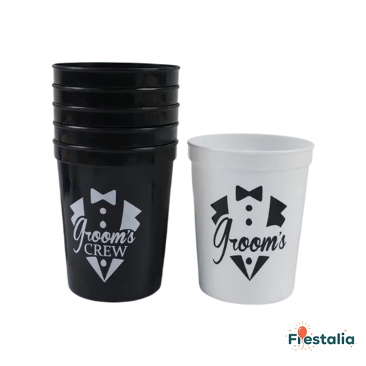 Vasos para Despedida de Soltero – Groom y Groom’s Crew